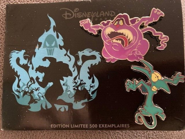 Disney Disneyland Paris DLP Hercules Pain & Panic - Villainous Pin Trading Day