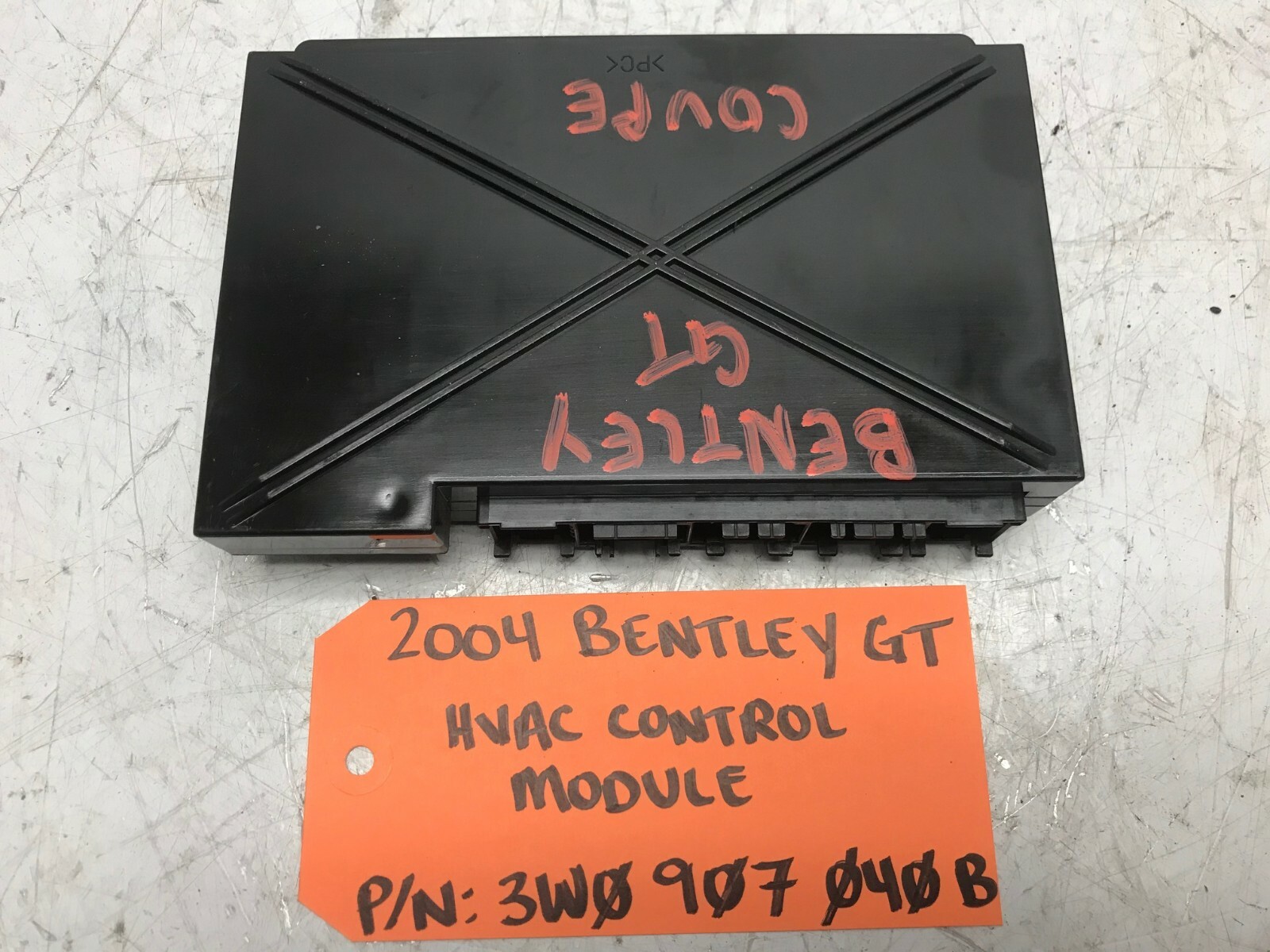 04 BENTLEY CONTINENTAL GT HVAC HEATER AC CONTROL MODULE 3W0907040B
