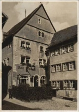 Old postcard postcard Rothenburg - Gasthof Roter Hahn GERMANY (1076026)
