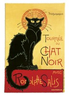 "Mikrofaser - Brillenputztuch Microfaser Von Fridolin \"Chat Noir\" 12,5 X 17,5 Cm"