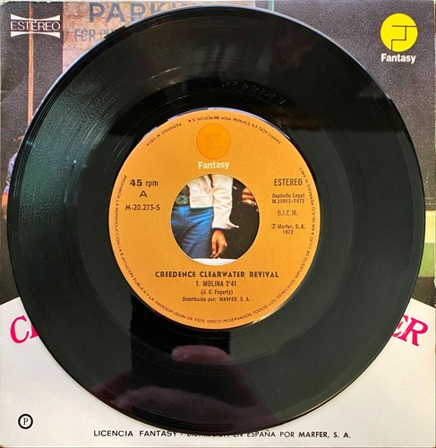 Creedence Clearwater Revival Molina / Sailor's Lament. Spanish 1972 - Imagen 3 de 4