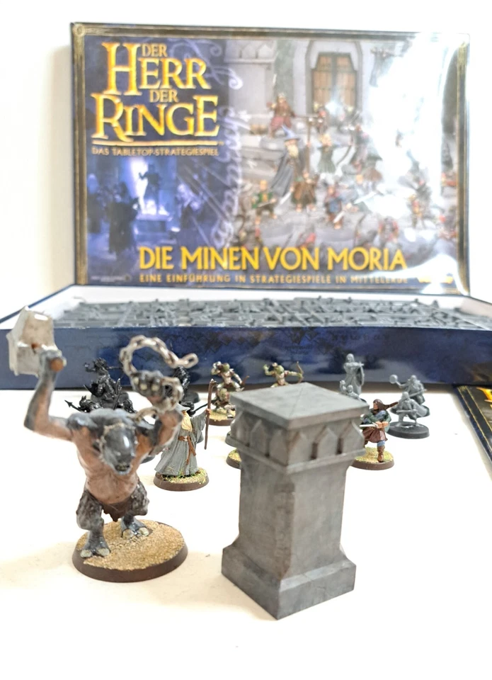 Games Workshop Herr Der Ringe La Mines Moria Complet Inclus Ovp Höhlentroll - Photo 4/4