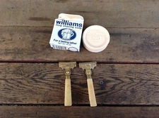 2 Vintage Safety Razors, Schick & Eversharp + Williams Mug Shaving Soap