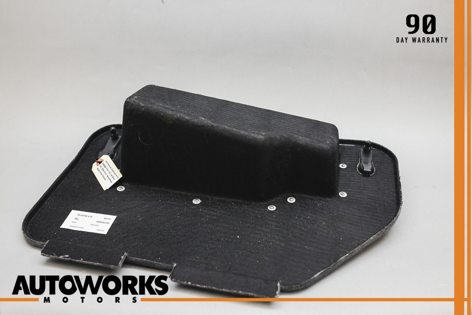 04-08 Maserati Quattroporte M139 Rear Boot Storage Compartment Trim Black OEM