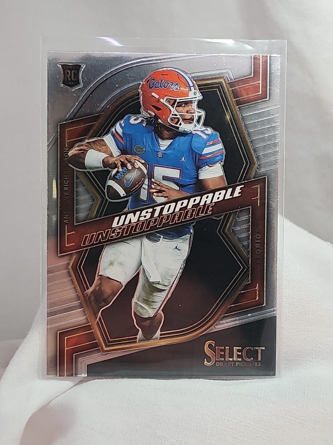 2023 Panini Select Draft Picks UN4 ANTHONY RICHARDSON Unstoppable Silver Prizm