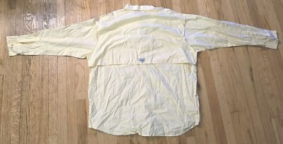 Chemise Homme Columbia PFG - Pêche - Bleue - Manches Courtes - Taille XL