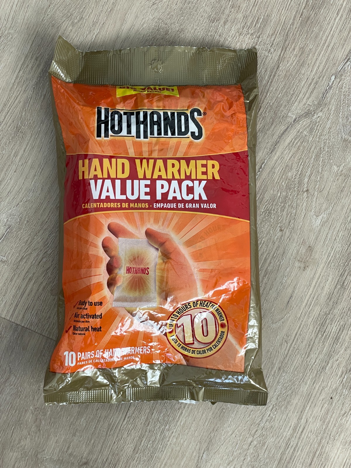 HOTHANDS Hand Warmers Value Pack 10 PAIRS Exp 03/28 Winter Outdoor
