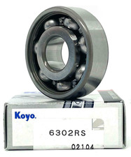 KOYO 6302 RS Deep Groove Radial Ball Bearing 15x42x13mm