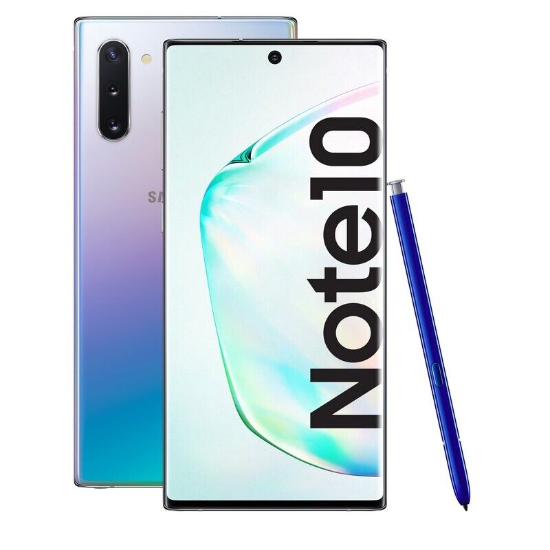 Samsung Galaxy Note 10+ Plus 256GB with S Pen Aura Glow/Silver (Factory  Unlocked for GSM & CDMA, 6.8 Inch Display, US Warranty) SM-N975UZKAXAA