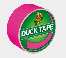 Duck Tape Duct 1.88" x 15 Yd L PINK Color Coding Crafts Multi Use Safety 1265016
