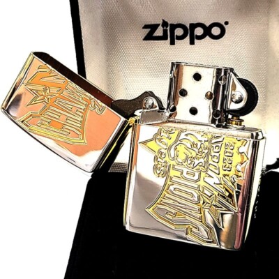 Zippo Hanshin Tigers Japan Championship 2023 Silver Gold Etching