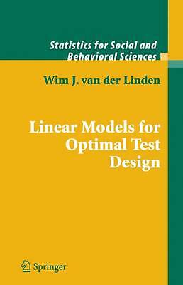 Linear Models for Optimal Test Design - 9781441919038