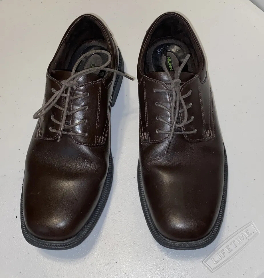 Brown Leather Dress Shoes Men's Size 10 