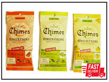Chimes' Ginger Chews - Variety 3 Pack - Original Mango and Orange