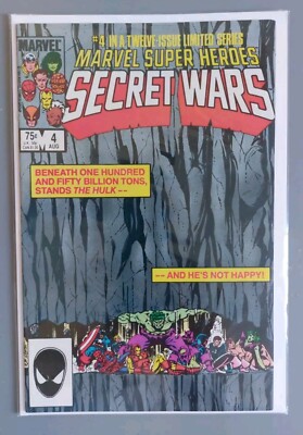 Marvel Super Heroes Secret Wars # 4 Jim Shooter, Mike Zeck 1984 NEW MOVIE? 