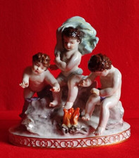 ANTIQUE GROUPE STATUES