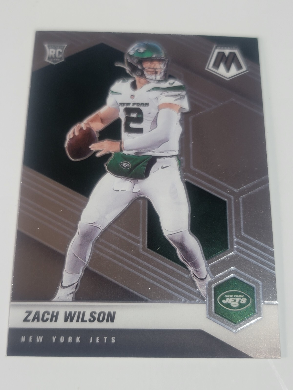 ZACH WILSON 2021 Panini Mosaic Rookie #302. JETS
