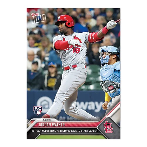 2023 Topps Now 72 Jordan Walker