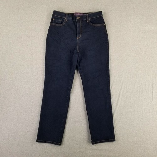 Gloria Vanderbilt Amanda Jeans Plus Size Jeans 18 Short Dark Blue
