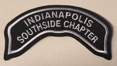 Harley Davidson Motorcycle HOG Indianapolis Southside Chapter Silver Patch New