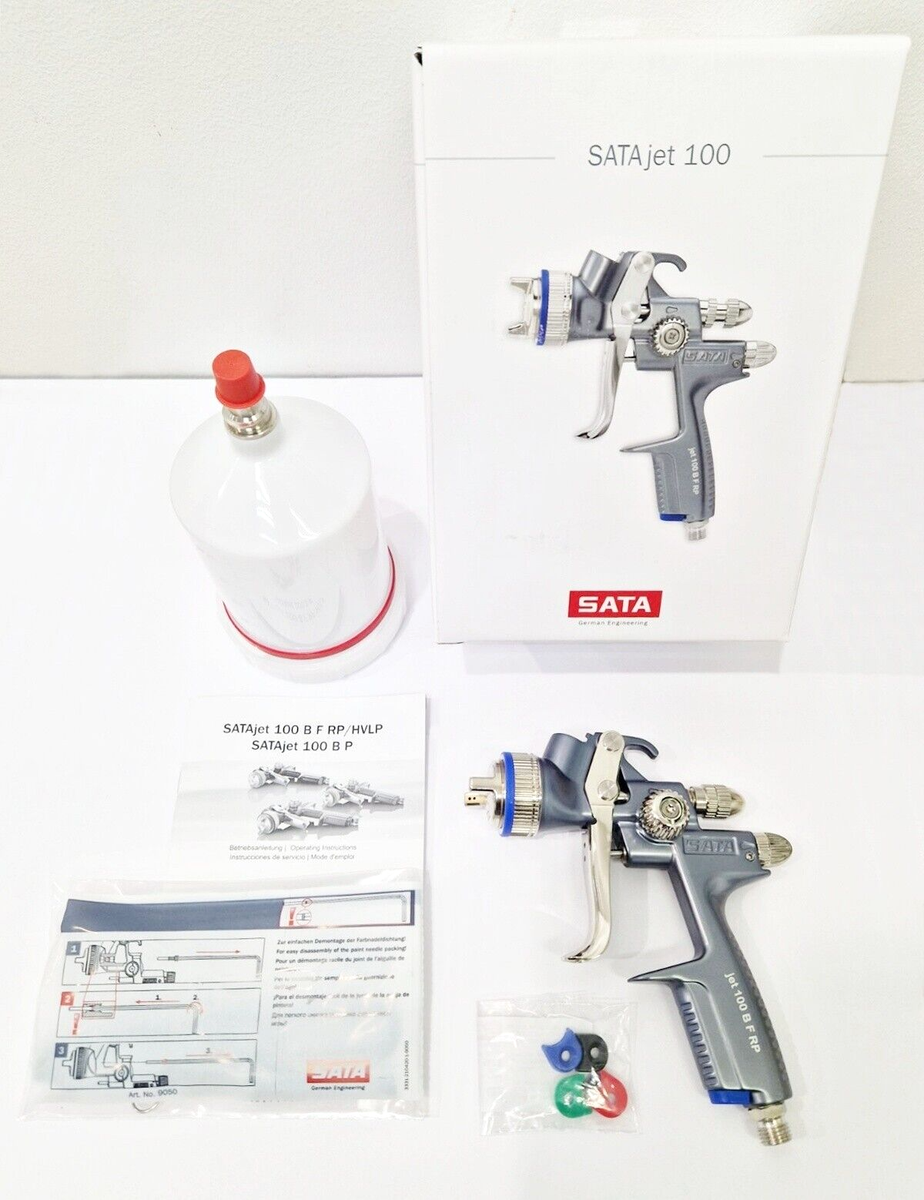 SATA jet 100 B F RP 1.6 Nozzle Spray Gun 145193 w/ QCC reusable