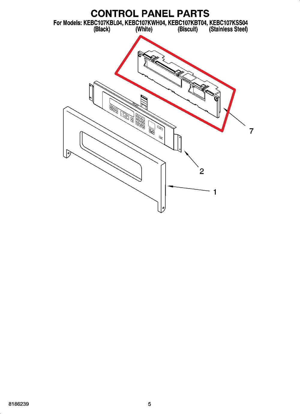 Genuine KITCHENAID BuiltIn Oven, Control Board 8302311 8302308 eBay