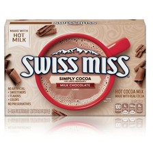 Swiss Miss Simply Kakaomilch Schokolade Heiße Kakaomischung, 8 Umschläge 6,8 Unzen