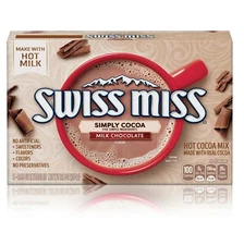 Swiss Miss Simply Cocoa MILK Chocolate Hot Cocoa Mix 8Envel.