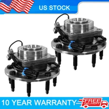 2pcs Front Wheel Bearing Hub for 2007-2010 Silverado GMC Sierra 2500 3500 HD E19