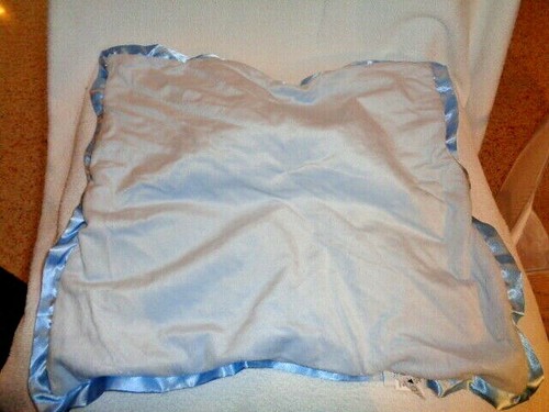 Bear Blue Stephan Baby Cuddle Bud Blankie Plush Lovey 18" Security Blanket NEW - Picture 4 of 7