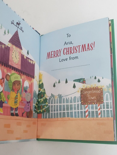 Aria on the North Pole Express: A Personalized Christmas Picture Book Story - Picture 2 of 4