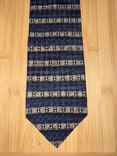 Daniel de Fasson Studio Miami Geometric Silk Tie - 60L 3.75W