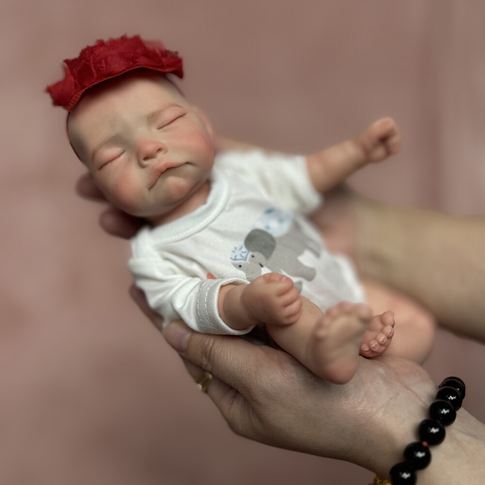 Full Body Soft Silicone Newborn Baby Girl Doll Washable
