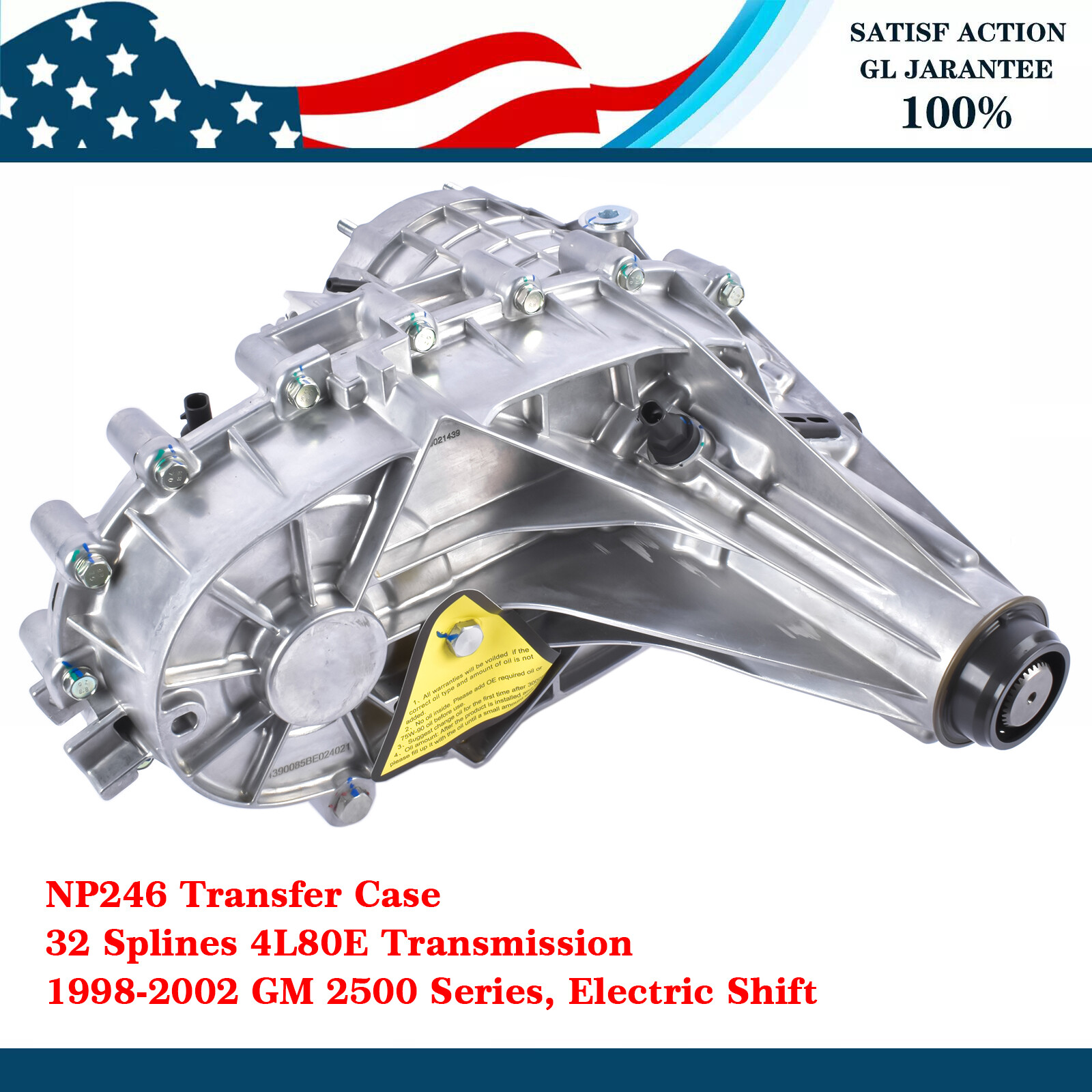 4L80E Transfer Case Compatible with Chevy Silverado Suburban 2500 GMC Sierra 2500 24228415
