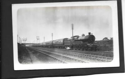 LMSR - EX LNWR - CLAUGHTON  4-6-0 - NO.5989 BASFORD - VINTAGE IMAGE - # REF L189