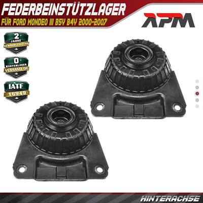 2x Domlager Federbeinstützlager Hinten - FEBI Bilstein 12703 Für Hinterachse