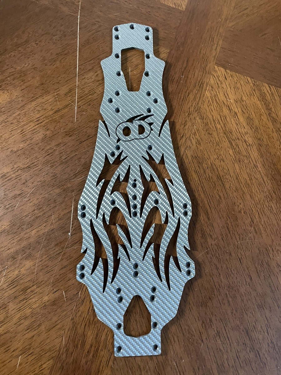 RC OD Overdose Main Chassis Only 1/10 TC-D OD1014 Silver carbon | eBay