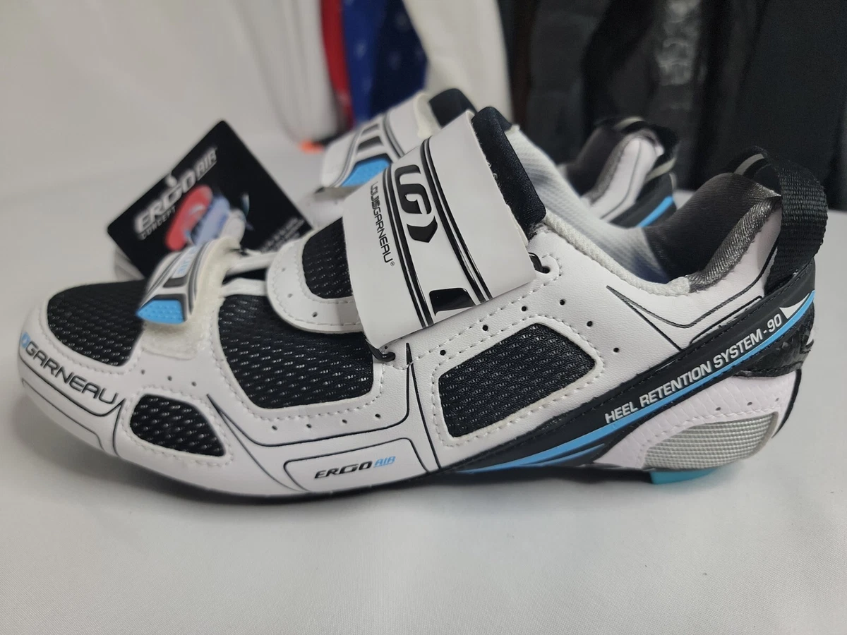 LOUIS GARNEAU White×blue Louis Garneau Cycling White Cycling Shoes for Men for sale | eBay