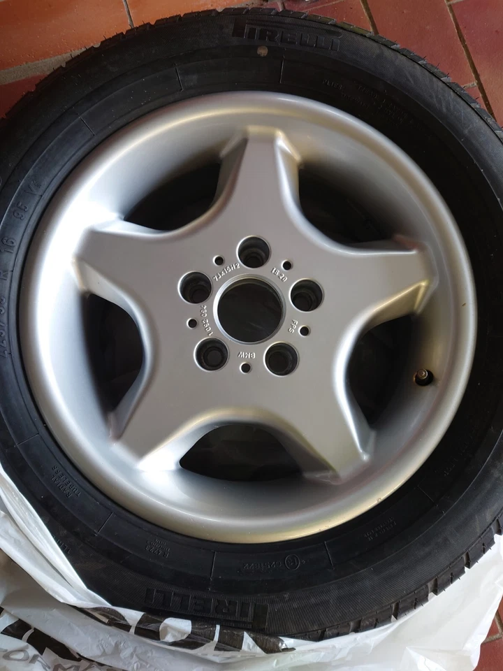 4 BMW Alufelgen 16 Zoll 225/55/R16 Neuzustand - Bild 4 von 4