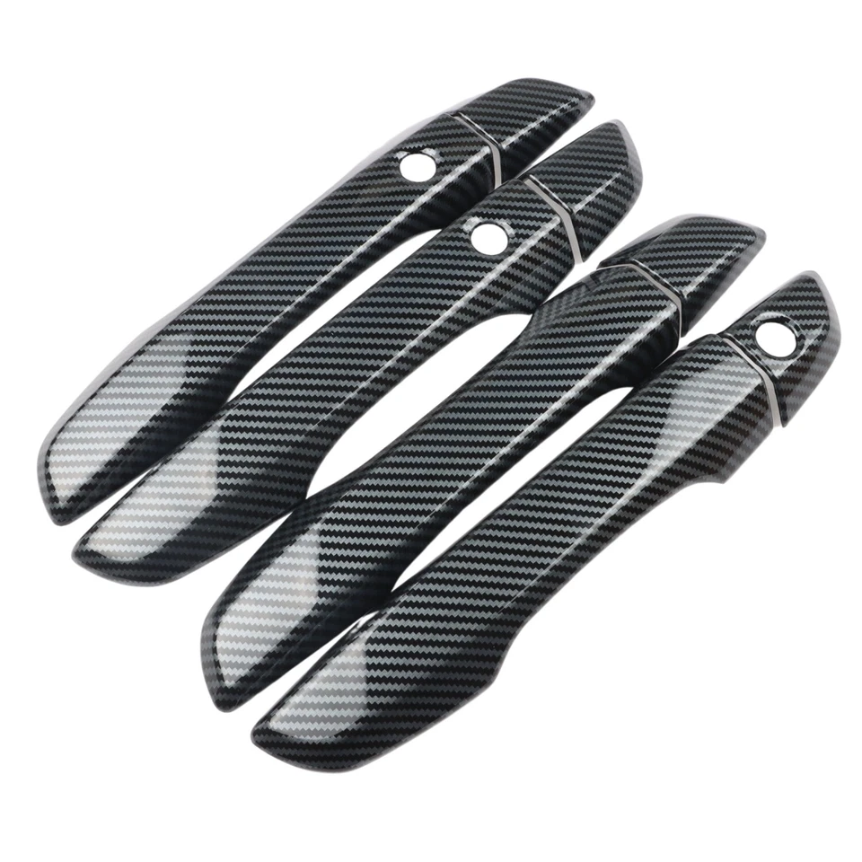 Carbon Fiber Door Handle Cover Trim Accessories for 2016-2021 Honda Civic 10th - Image 4 of 4