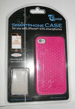 w.o..Tek Guardz Smart Phone Case I Phon 4/4s Smartphones Hot Pink