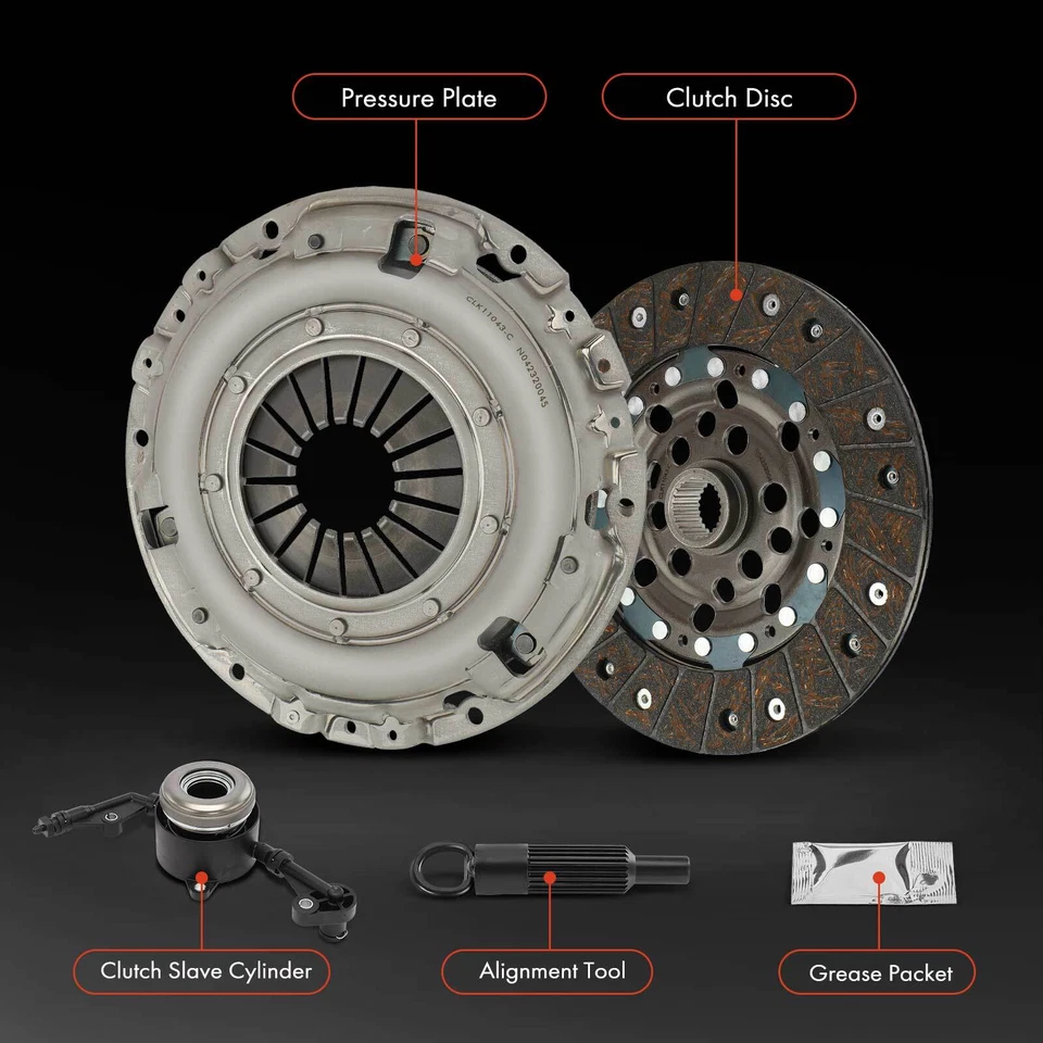 Transmission Clutch Kit w/Clutch Slave Cylinder for Mercedes-Benz C240 SLK230 - Image 3 of 4