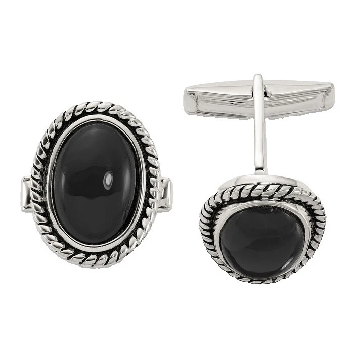 Onyx Beauty Cufflinks for Men