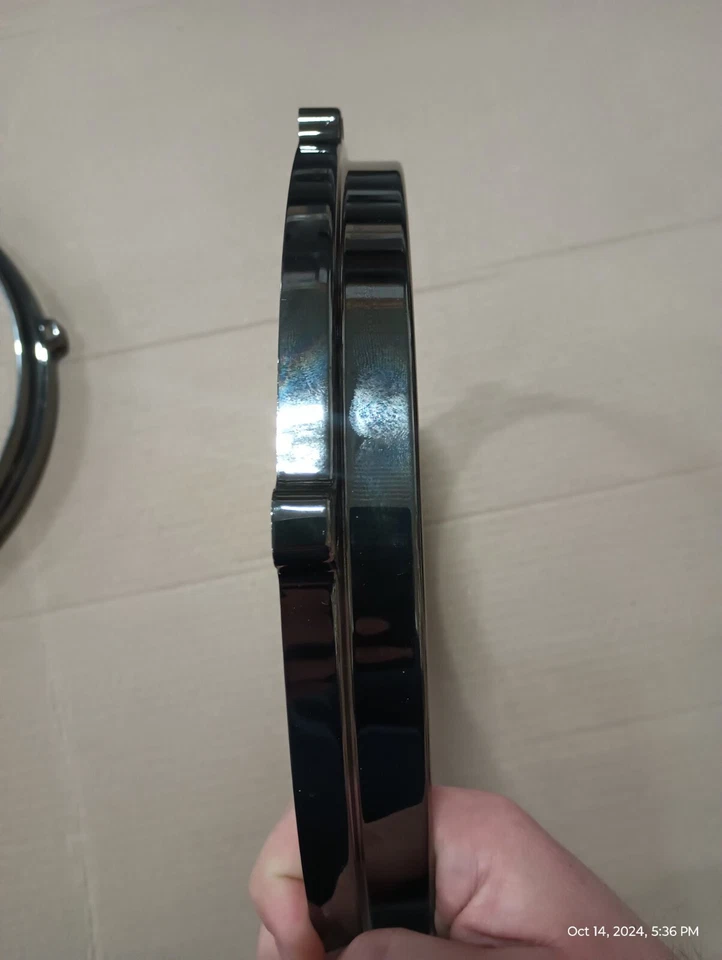 Diecast Drum Hoops Black Nickel 10 Inch 6 Lug - Image 4 of 4