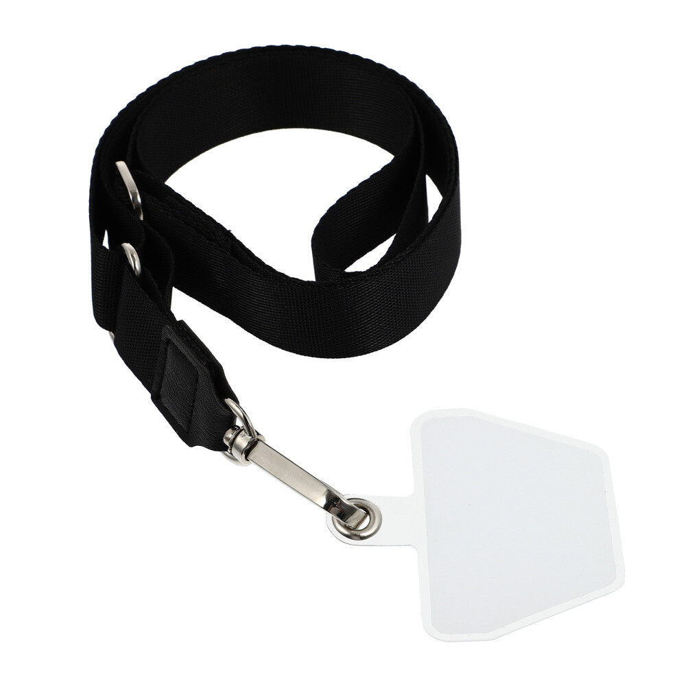 Retractable Phone Lanyard with Patch Neck Strap for Mobile Safety  -image