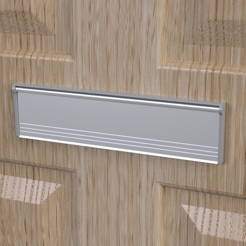 Door Letterbox PVC Metal Flap Cover Brush Seal Internal & External