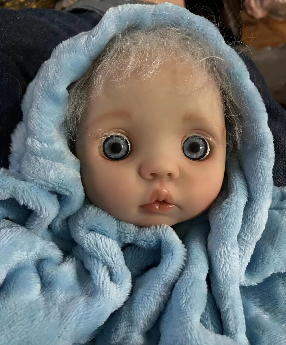 Vivid 16in Reborn Soft Dolls Peeka Rooted Hair Hand-Painted Kits w