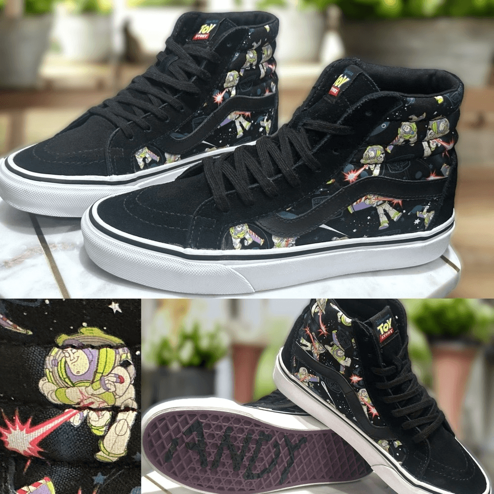Vans x Disney Toy Story Sk8 Hi Buzz Lightyear Sneakers Size Men Women