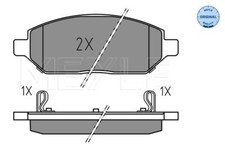 MEYLE Bremsbeläge Bremsbelegsatz vorne passend für Opel Karl