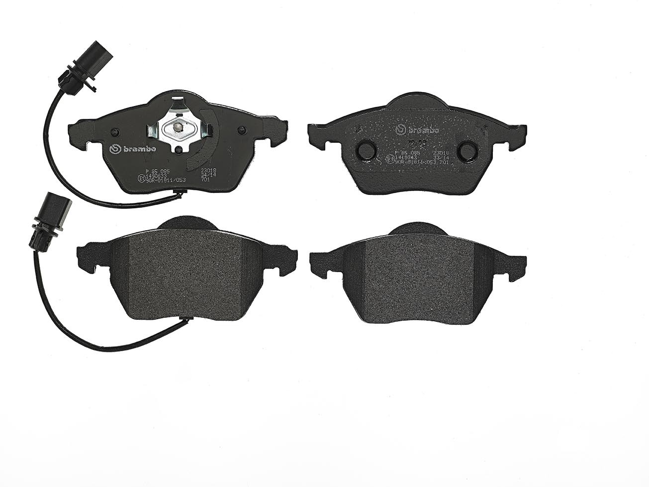 Brake Pads Set fits VW PASSAT 3B3, 3B6 2.0D Front 03 to 05 Brembo 3BD698151 New - Image 56